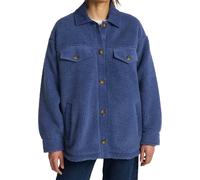 Billabong - Oversize-Fleece aus Sherpa - Coastal Waves Oversized Trucker Jacket Washed Blue für Damen - Größe M - Blau Blau M