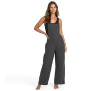 Billabong Pacific Time Damen-Jumpsuit aus weicher Baumwolle (XS-XL), Blasted Blue, Small