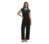 Billabong - Baumwoll-Jumpsuit - Pacific Time Jumpsuit Black Sands für Damen aus Baumwolle - Größe M - schwarz schwarz M