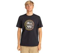 T-Shirt Billabong Rotor Fill Kurzarm schwarz orange. - S