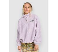 Billabong Run The Road Half-Zip Fleece Pullover violet ice Damen Gr. L