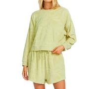 Billabong - Rundhalspullover - Sun Tempo Crew Fleece W Wasabi für Damen aus Baumwolle - Größe S - Grün Grün S