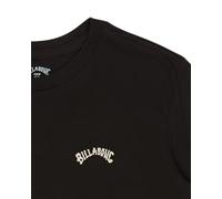 BILLABONG Short Sleeve Knit Top Arch Crew SS Kids Boy's Black L, Schwarz, 14 Jahre