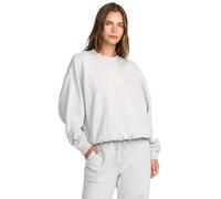 Sweatshirt BILLABONG "So Sunny Kendal", Damen, Gr. L, erdgrau, 80% Baumwolle, 20% Polyester, Sweatshirts Sweatshirt (11334963-L) erdgrau