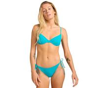 Bade-Shirt BILLABONG "Sol Searcher", Damen, Gr. M, Cup B, blau (blau lagoon), 86% Polyamid, 14% Elasthan, Bikini-Oberteile (82893200-M) blau lagoon