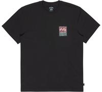 Billabong T-Shirt Stamp Herren Kurzarm schwarz/rosa XXL
