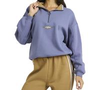 Billabong - Sweatshirt aus Fleece-Mischgewebe - Damen - Wave Break Half Zip Crew Stone Blue - Wave Break Half Zip Crew Stone Blue für Blau S