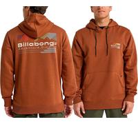 Billabong - Sweatshirt mit Kapuze - Compass Pullover Fleece Rust für Herren - Größe M - Braun Braun M