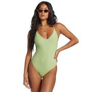 Billabong Tanlines Sage - High Leg One-Piece Swimsuit for Women - Badeanzug mit hohem Bund - Frauen - Grün