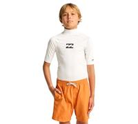 Billabong Waves All Day - Kurzarm-Rashguard - Jungen 8-16 - XS - Weiss