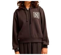 Billabong Sweatjacke Always Looking mit Kapuze & Reißverschluss Damen Gr. S Black Pebble