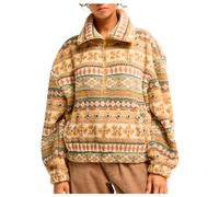 Billabong - Women's Barra Half Zip - Fleecepullover, Gr. M, beige (SeaFog)