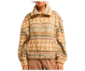 Billabong - Women's Barra Half Zip - Fleecepullover, Gr. XS, beige (SeaFog)