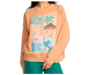 Billabong - Women's Echo Crew Fleece - Pullover, Gr. L, beige (DustyTrails)