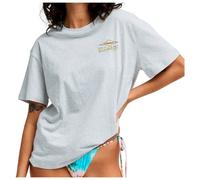 Billabong - Women's Heritage Baker - T-Shirt, Gr. L, grau (GreyHeather)
