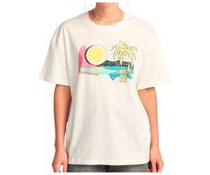 Billabong - Women's Hot Tropics - T-Shirt, Gr. L, weiß (SaltCrystal)