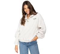 Billabong Women's Run The Road Sweatshirt, White Cap, L