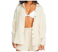 Billabong - Women's So Cozy Shacket - Freizeitjacke, Gr. M, weiß/beige (Dove)