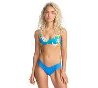 Bandeau-Bikini-Top BILLABONG "Sol Searcher", Damen, Gr. XS, Cup B, agua flores, Obermaterial:78% Nylon, 22% Elasthan;, Bikini-Oberteile (95244331-XS) agua flores