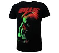Billie Eilish Hände Gesicht Neon T-Shirt S Schwarz