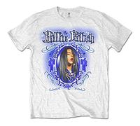 Billie Eilish Herren BILLIETS14MW01 T-Shirt, weiß, S