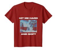 Billie Eilish Hit Me Hard and Soft Inverted Red T-Shirt