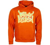 Billie Eilish Hoodie Airbrush Flames orange (L)
