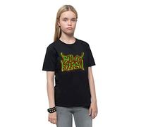 Billie Eilish Kids T Shirt Graffiti Logo Nue offiziell Schwarz Ages 1-13 Yrs XXX-Large (12/13 Yrs)