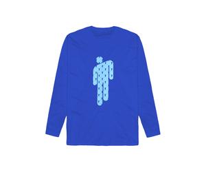 Billie Eilish - Manonman Blue - Longsleeve - Blau - XXL - 100% Baumwolle,Jersey Blau XXL
