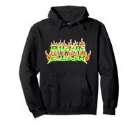 Billie Eilish Official Green Flame Blohsh Back Pullover Hoodie