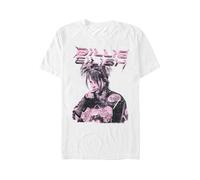 Billie Eilish Unisex Lila Illustration Offizielle Weiß T-Shirt, XXL