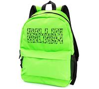 Billie Eilish Rock Sax Rucksack | Grüne Blohsh Bad Guy Vibe | Musik-inspirierter Rucksack für Attitude | Trage deine Leidenschaft überall hin | Geräumige Fächer für effiziente Organisation