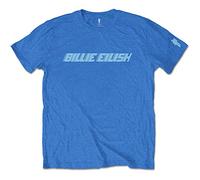 Billie Eilish T-Shirt Blue Racer Logo – Unisex XXL, Blau