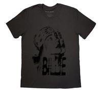 Billie Eilish Tonal Bandana Photo V Neck T Shirt L