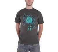 Billie Eilish Unisex Neon Graffiti Logo Offizielles Schwarz T-Shirt, XXL