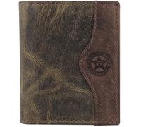 Billy the Kid Hunter Geldbörse RFID Leder 8 cm khaki/brown (0863-30)