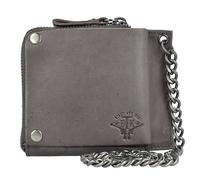 Billy the Kid Nasty Cowboys Kettenbörse Leder 12,5 cm grau