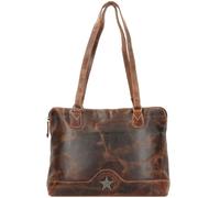 Billy the Kid Ranger Schultertasche Leder 38 cm brown