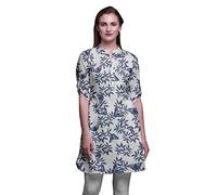 Bimba Bedruckte Kurtis für Frauen Kurze Kurti für mädchen gerade Tunika-Oberteile