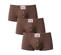 BIMONI Herren 3er-Pack Premium Retroshorts Sexy Boxershorts Low-Rise Dessous aus Soft-Viskose - Erotische Boxershorts für Herren