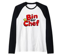 Bin Der Chef Lustiger Spruch Mit Krone Freches Statement Raglan