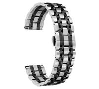BINLUN Premium-Uhrenarmbänder aus Edelstahl, solide, Ersatz-Uhrenarmbänder für Damen und Herren, 6 Farben (Gold, Silber, Schwarz, Roségold, Goldton, Roségold), 13 Größen (12 mm - 24 mm)