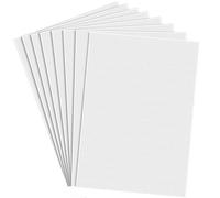 Binnan 8pcs A4 Selbstklebende Wasserlösliche Stickvlies,Bedruckbares Stickpapier,Wasserlösliches Klebevlies Auflösen,Stickvorlagen Wasserlöslich Geeignet zum Zeichnen und Drucken von Stickmustern