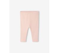 Bio-Kollektion: Baby Leggings aus Rippjersey BASIC rosa Gr. 74 von vertbaudet