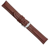 Bio-Leder Ersatzband Uhrenarmband Kalbsleder Braun 20542S