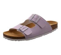 Bio Life Damen Pantolette Hausschuh in Lila aus Kunstleder mit Echtleder Weichfußbett. lila Gr. 40