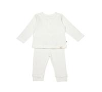 Biorganic Waffle Smile Baby Langarmshirt & Hose Ecru 68