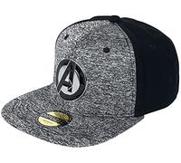 Avengers Classic Cap Metal Avengers Logo Snapback Grey