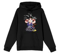 Bioworld Dragon Ball Goku Strong Arms Kapuzen-Sweatshirt für Erwachsene, Schwarz, Schwarz, Large