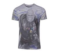 Bioworld EU Herren Marvel Comics Avengers Infinity War Thanos T-Shirt Gr. L, Grau (Grau Grau)